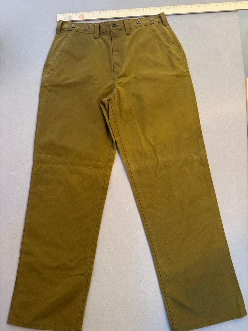 Filson Oil Finished Tin-Cloth Pants. Wax Cloth, Waterproof Work Pants.